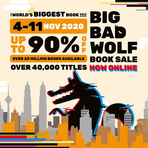 THE BIG BAD WOLF BOOK SALE THE WORLDS BIGGEST BOOK SALE GOES ONLINE