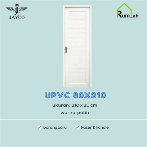 Jual Pintu Upvc Putih Kamar Mandi X Pintu Toilet Kusen Jayco