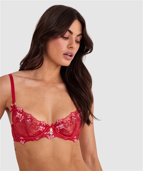 Bras N Things Enchanted Sakura Full Cup Bra Red 01447801