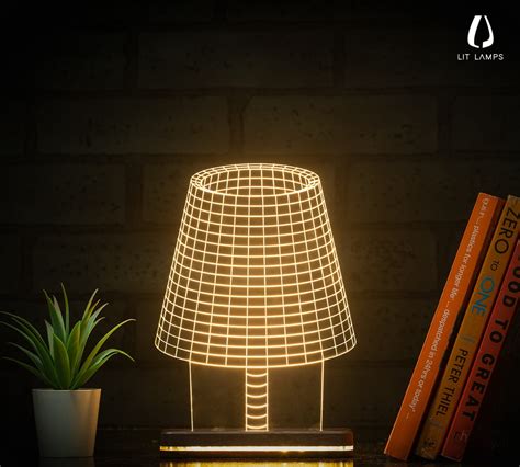 Table Lamp Modern Home Decor Aesthetic Table LIT 3D Illusion Lamp