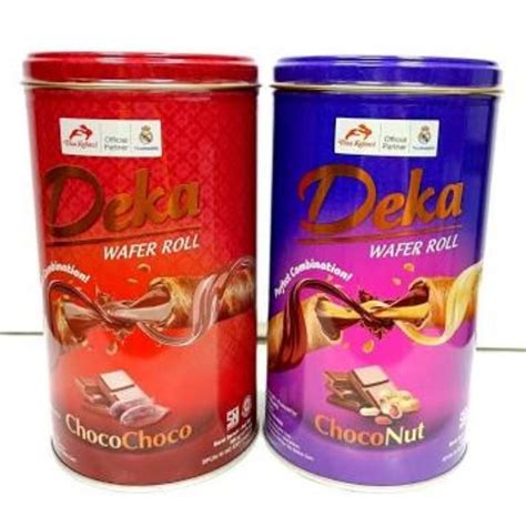 Deka Wafer Roll Choco Dan Choconut Dua Kelinci ORIGINAL INDONESIA