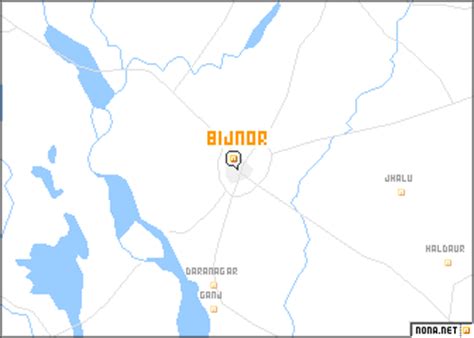 Bijnor (India) map - nona.net