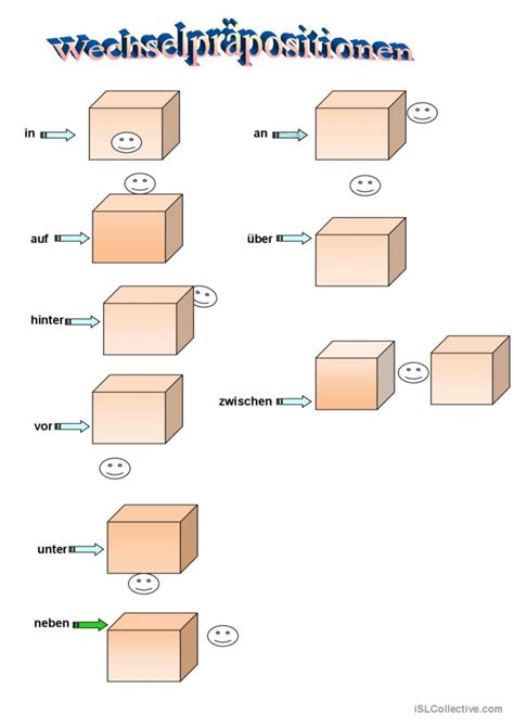 Wechselpr Positionen Deutsch Daf Arbeitsbl Tter Pdf Doc