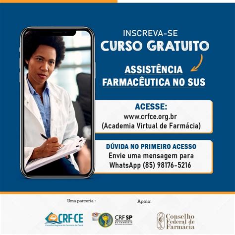 O Crf Ce Apoio Do Cff Em Parceria O Crf Sp Indicam O Curso