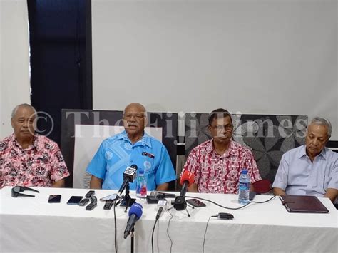 General Election Four Fiji Party Leaders Call For Immediate Stop