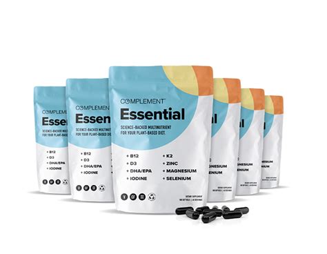 Complement Essential The Best Vegan Multivitamin For Plant Based Eaters