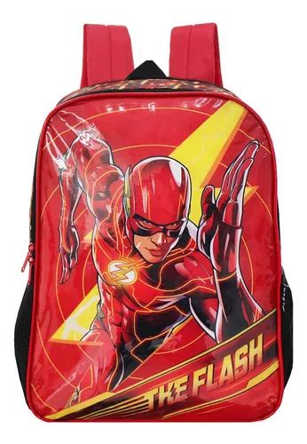 Mochila De Costas Luxcel The Flash Vermelho Tamanho Nico Mercadolibre