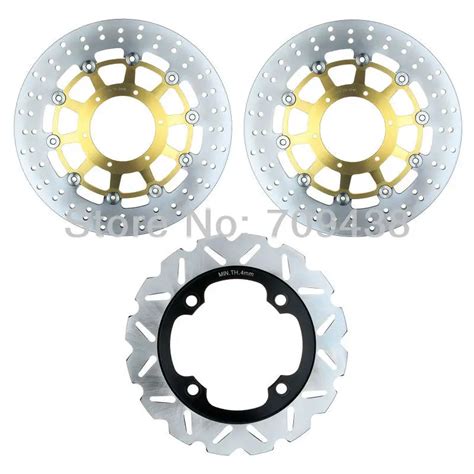 Full Set Round Front Rear Brake Disc Rotor For Honda Cbr Cbr Rr