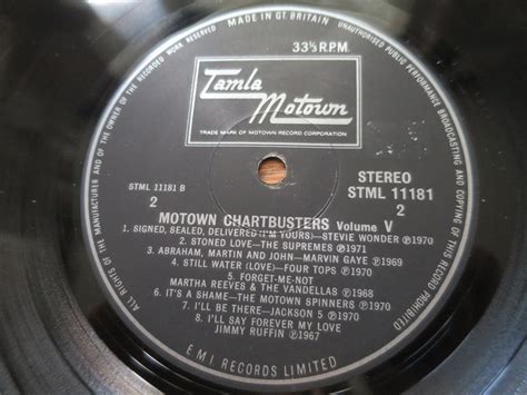 Various Artists Motown Chartbusters Vol 5 Lukes Records