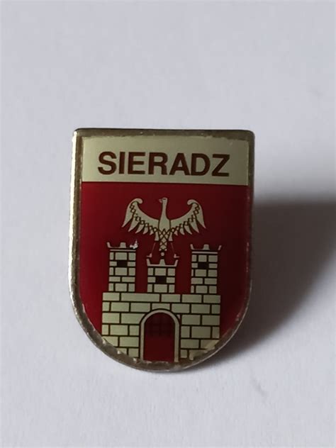 Herb Miasta Sieradz Przypinka Pin Odznaka Wpinka Siedlce Kup Teraz