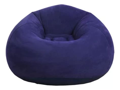 Sillon Puff Inflable Asiento Comodo Suave Dormitorio Sala Cuotas Sin