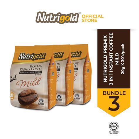 Nutrigold In Premix Instant Coffee Mix Bundle Of Shopee Malaysia