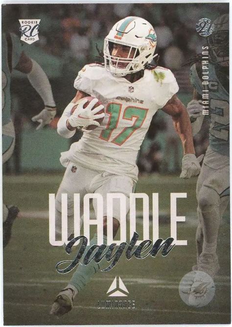 Nfl Panini Chronicles Luminance Single Card Jaylen Waddle