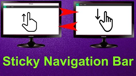 How To Make Sticky Navigation Bar On Scroll Using Html Css And