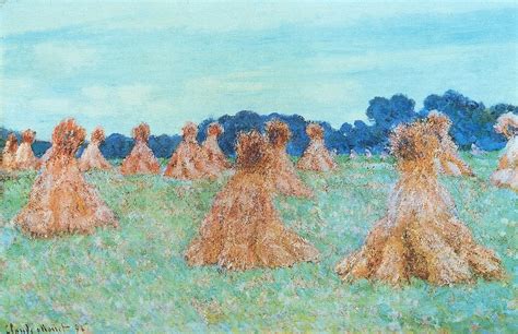 Claude Monet Haystacks Gallery Draw Paint Academy