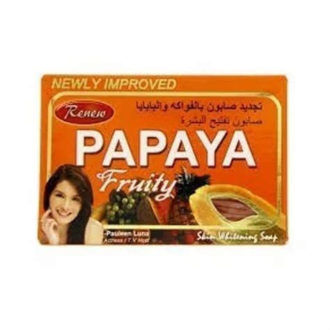 Renew Papaya Fruity Soap For Skin Whitening At Rs 450box Papaya Soap