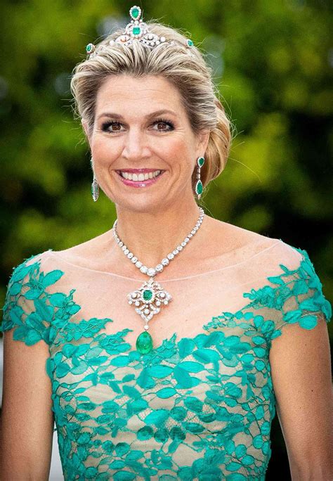 Queen Maxima Wears Emerald Tiara In Ireland