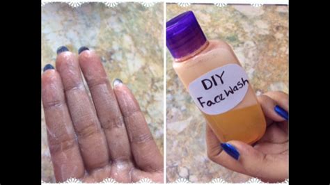 Diy Skin Lightening Homemade Orange Aloe Vera Foaming Face Wash Youtube