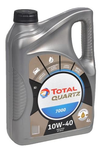 Aceite Total Quartz 7000 Semisintetico Nafta 10w40 4 Litros LA CASA