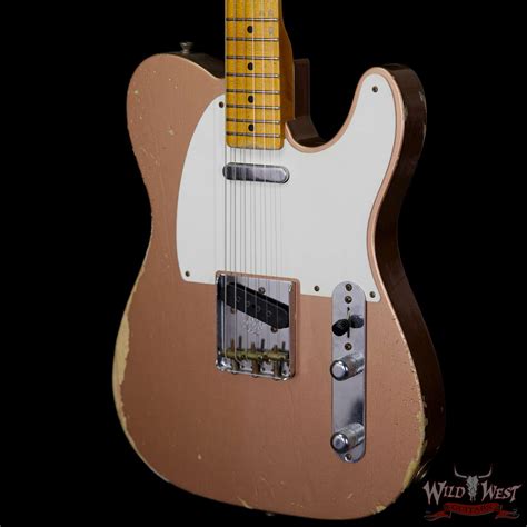 Fender Custom Shop 1952 Telecaster Heavy Relic Copper Streamlined U Neck Wild West Guitars