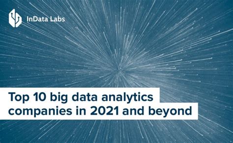 big data analytics companies indata labs