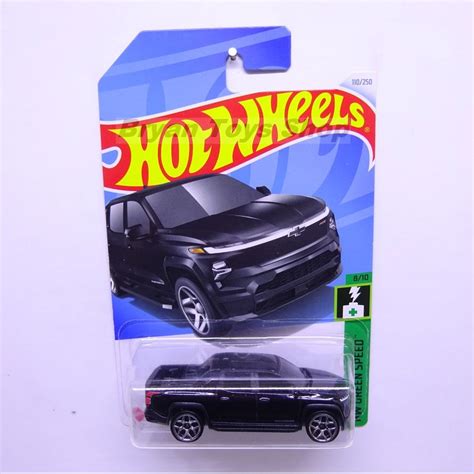 Jual Hot Wheels Silverado EV RST Hitam Shopee Indonesia