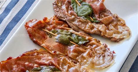 Saltimbocca Alla Romana Veal Saltimbocca Roman Style Italian Recipe