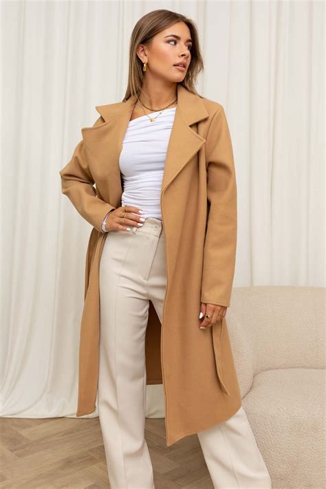 Shop Bruine Trenchcoat Elise Store