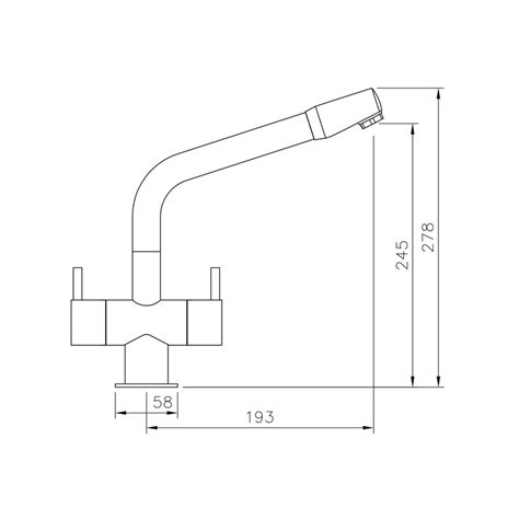 Rangemaster Aquadisc 1 Tad1cm Deck Mounted Chrome