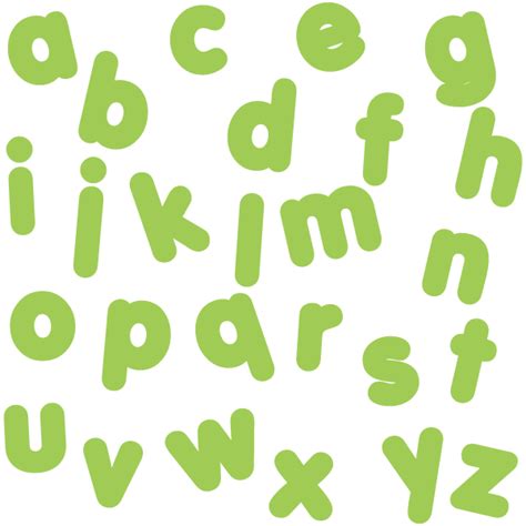 sticker alphabet Français minuscule