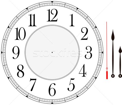 Cartoon Clock Face Printable