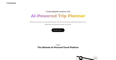 Wonderplan Top Ai For You