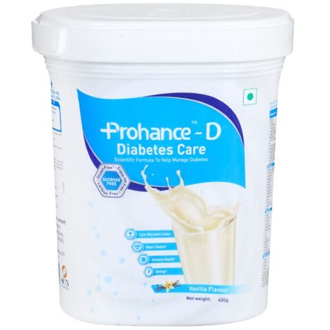 Buy Prohance D Vanilla Flavour Sugar Free Powder 400 G Online At Best