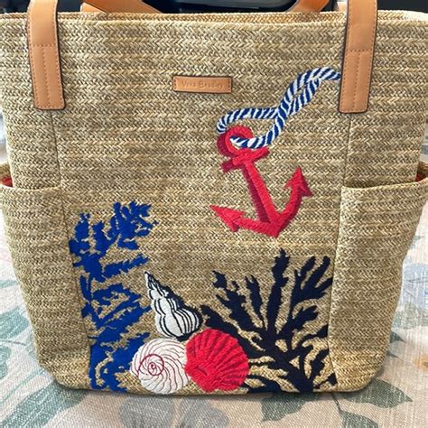 Vera Bradley Bags Vera Bradley Straw Beach Tote Poshmark