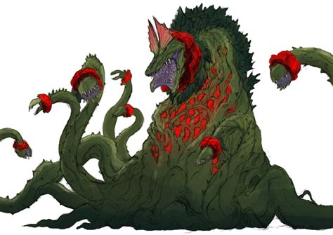 Shin Biollante By Drgezora34 On Deviantart Kaiju Art Plant Monster Evolve Monster