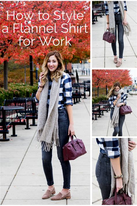 How To Style A Flannel Shirt For Work Girl Meets Stripes How To