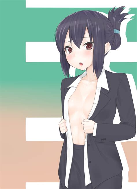 Rule 34 1girls Blouse Breasts Business Suit Cleavage Collared Blouse Collared Shirt Colored