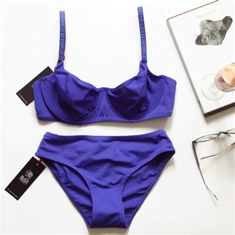 Purple Underwear Set Basic Lingerie Gift For Her Blue Lingerie Gift For Wife Comfortable