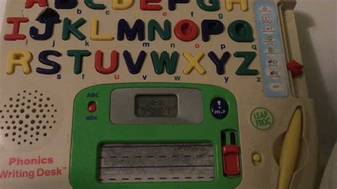 Leapfrog Phonics Writing Desk Youtube