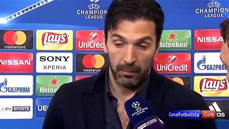 Enfado De Gianluigi Buffon Tras El Robo Del Real Madrid A La Juventus