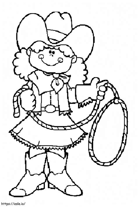 cowgirl coloring pages 10