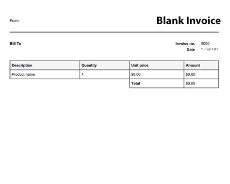 Free Invoice Templates Online Invoices