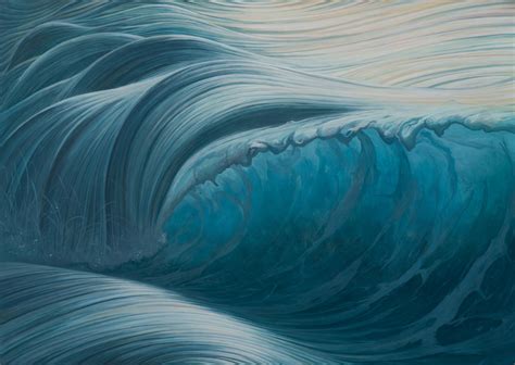 The Tsunami Painting at PaintingValley.com | Explore collection of The ...