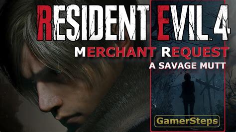 Resident Evil Remake Merchant Request A Savage Mutt Youtube