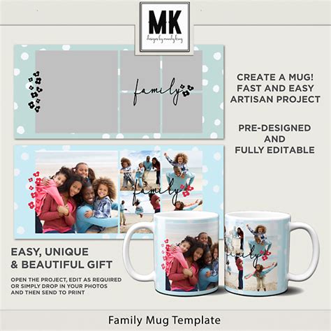 Family Mug Template | Digital Art