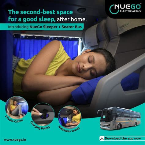 Nuego Launches Long Haul Electric Ac Seater Sleeper Bus Service