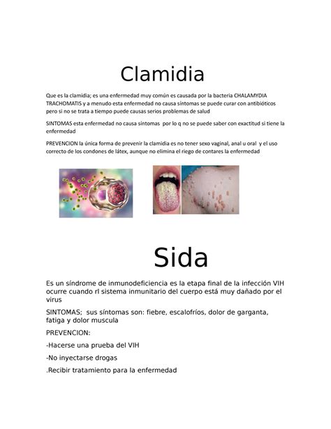 Clamidia Clamidia Que es la clamidia es una enfermedad muy común es