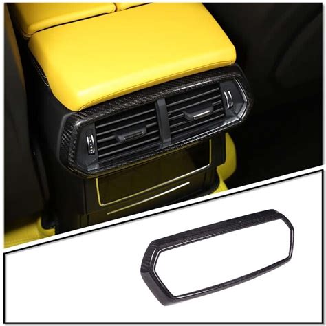 Modified Carbon Fiber Rear Air Vent Outlet Cover Trim For L Mborghini