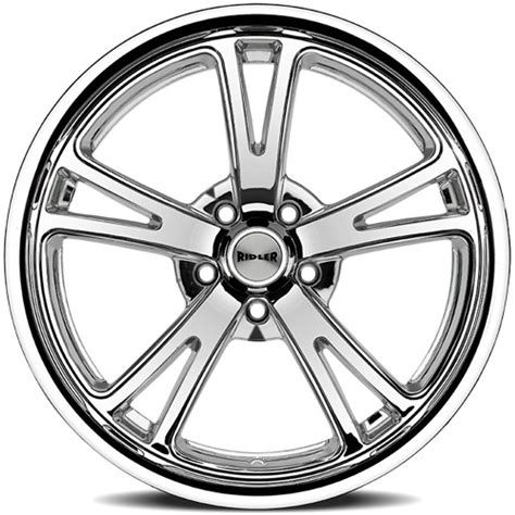 Set Of 4 Staggered Ridler 606 17x7 17x8 5x4 75 0mm Chrome Wheels Rims 606 7761c 606 7861c