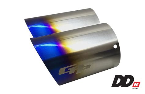 DD-R Burnt Titanium Tips with GPP logo (standard length)